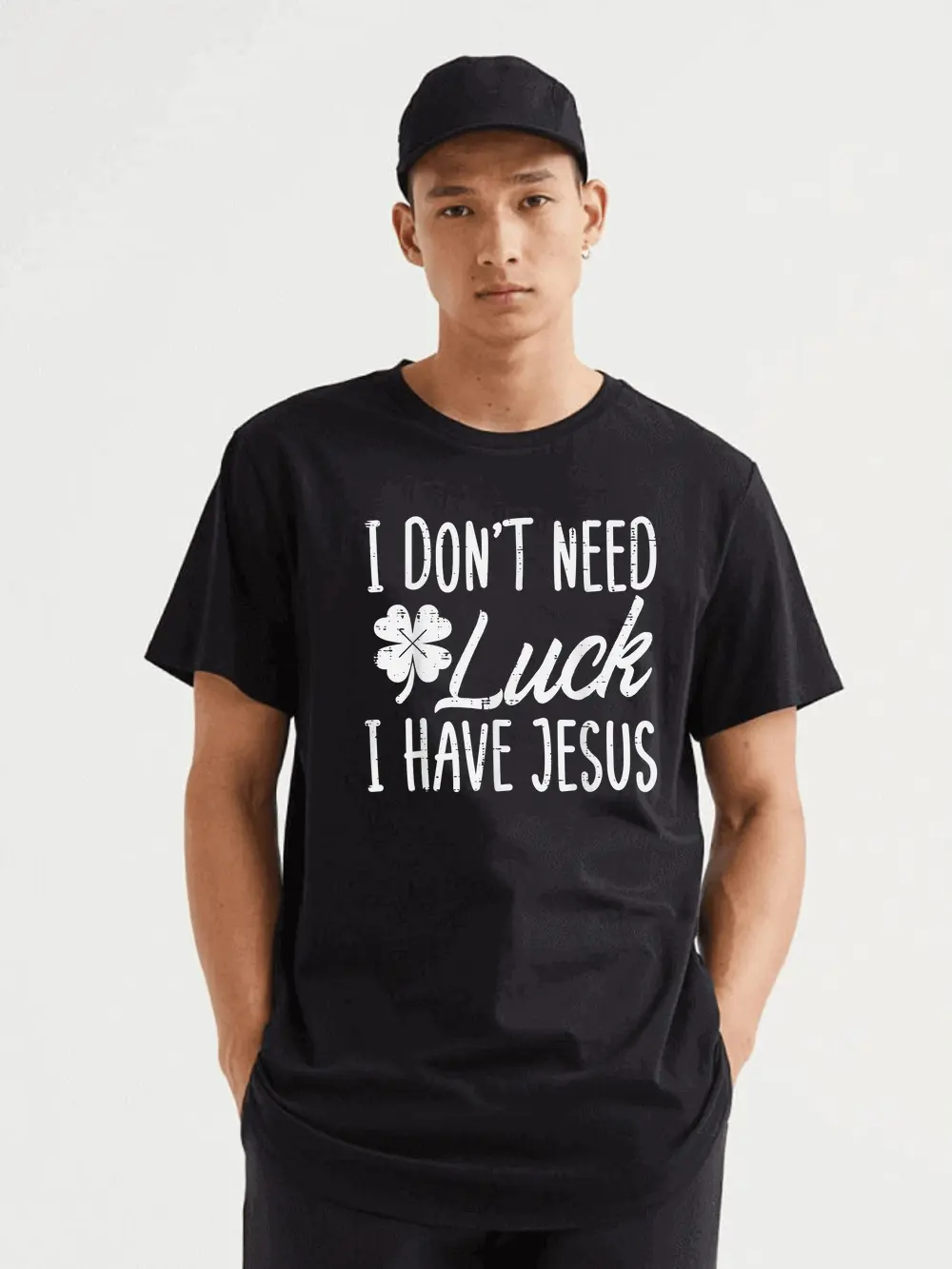 Dont Need Luck I Have Jesus God St Patricks Day Christian T-Shirt
