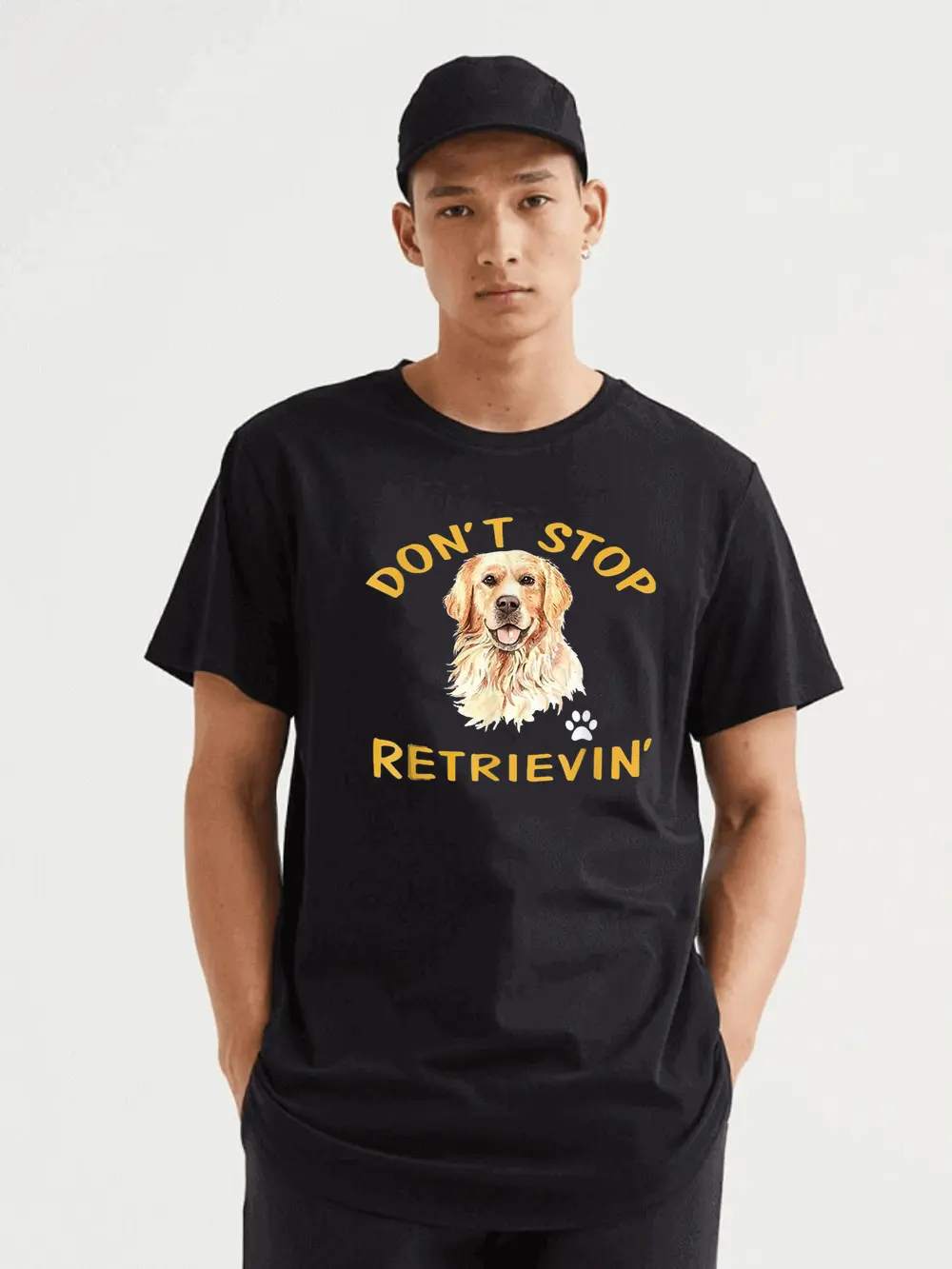 Don't Stop Retrieving - Golden Retriever Dog Mom T-Shirt