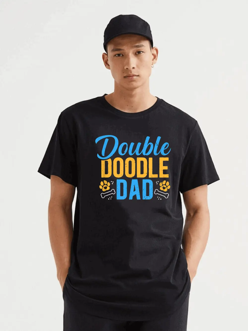 Double Doodle Dad Funny Dog Lovers T-Shirt