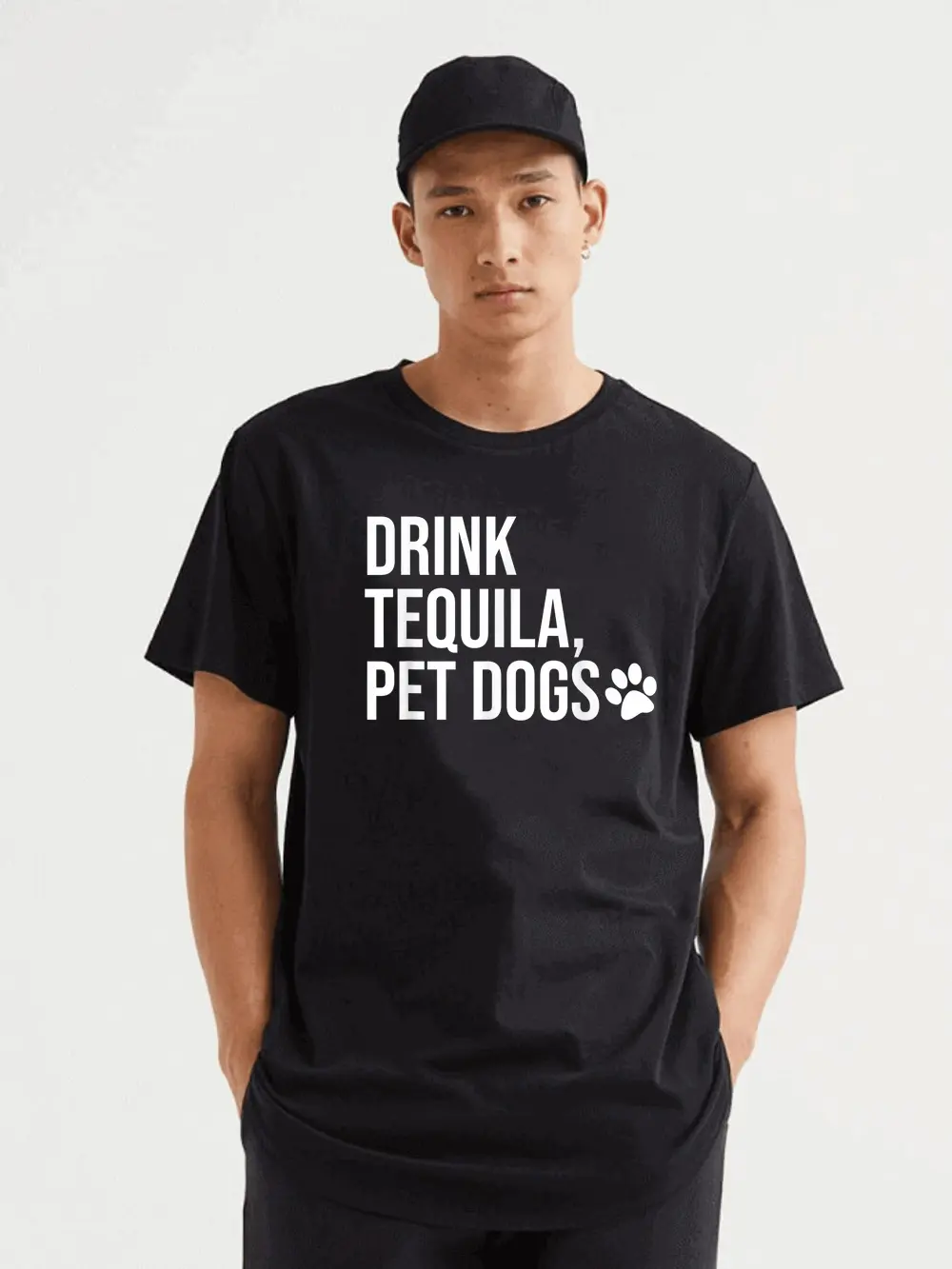 Drink Tequila Pet Dogs Shirt That Says Tequila TopsDrinking T-Shirt
