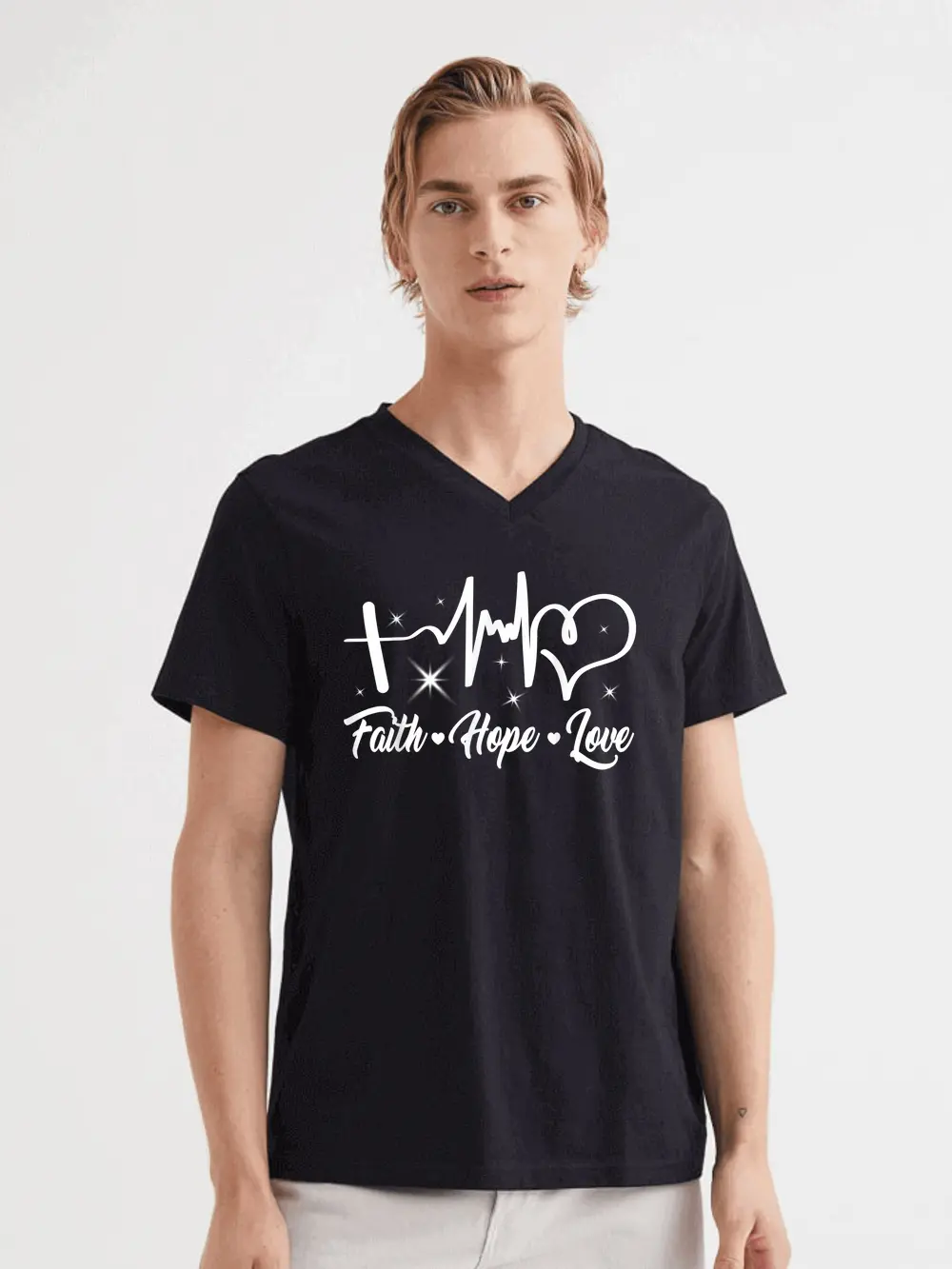 Faith Hope Love Jesus Lover T-Shirt